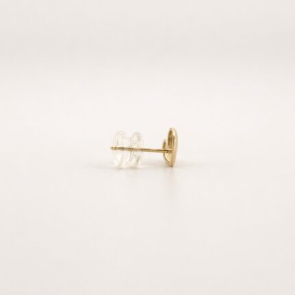 Orecchini Stroili Cuore Oro Giallo 9 kt e Swarovski