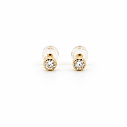 Orecchini Stroili Punto Luce Oro 9 kt e Swarovski