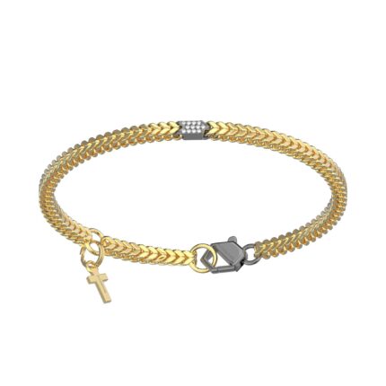 Bracciale Richmond in Titanio e Diamanti di laboratorio