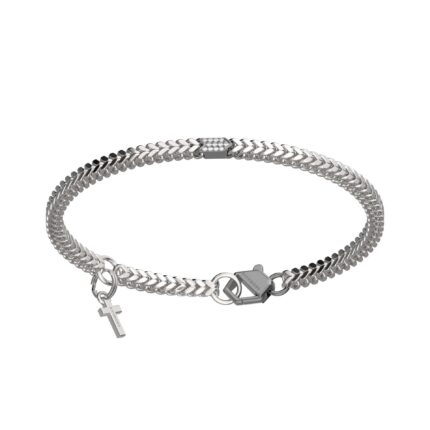 Bracciale Richmond in Titanio e Diamanti di laboratorio