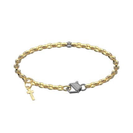 Bracciale Richmond in Titanio e Diamanti di laboratorio