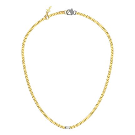 Collana Richmond in Titanio e Diamanti di laboratorio