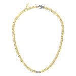 Collana Richmond in Titanio e Diamanti di laboratorio