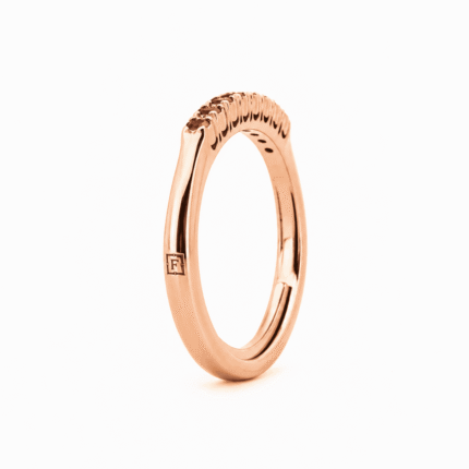 Veretta Fegadoli Oro Rosé 18 kt e Rubini