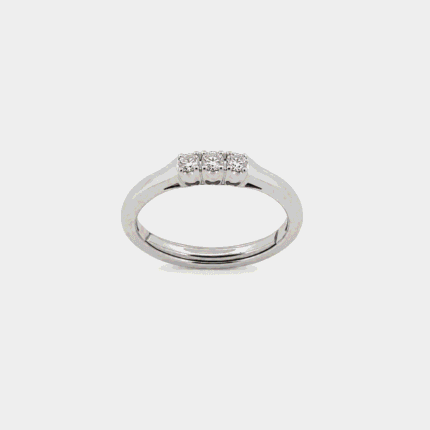 Trilogy Fegadoli Oro Bianco 18 kt e Diamanti