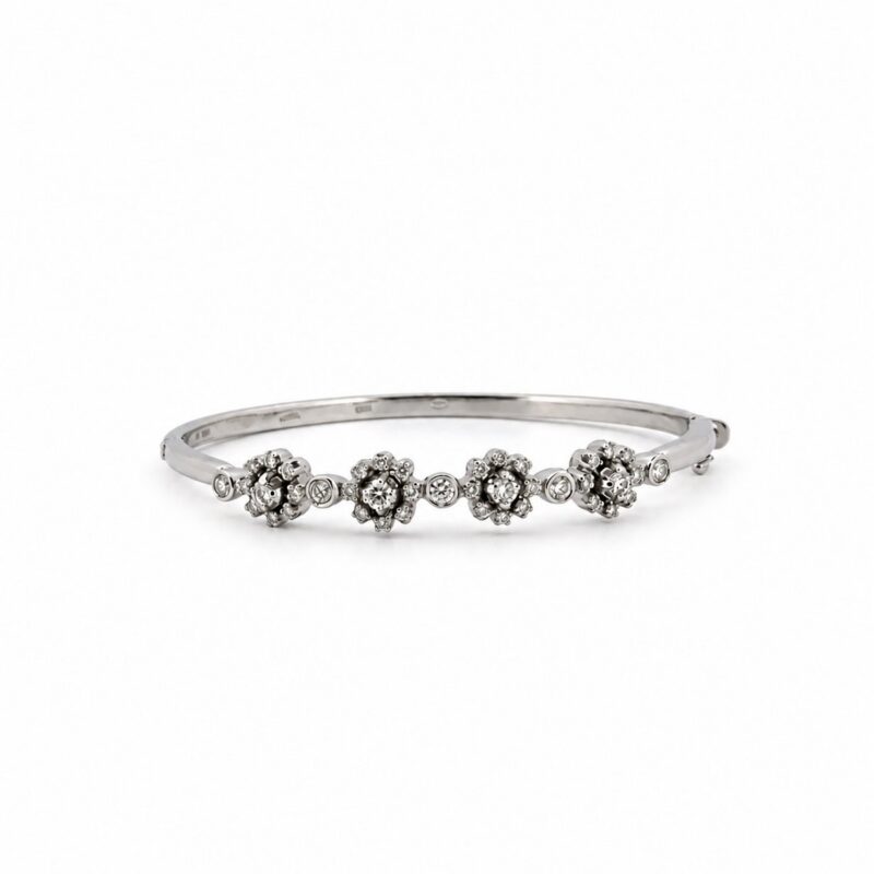 Bracciale Damiani in Oro bianco 18 kt e Diamanti